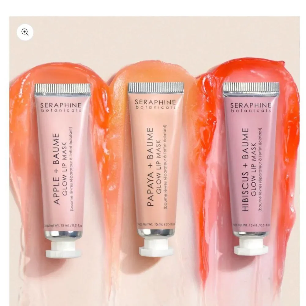 NIB Organic, Vegan, Cruelty-Free Lip Balm & Lip Mask Trio (x3) BUNDLE